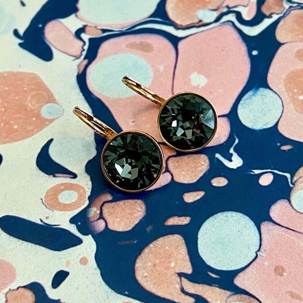Swarovski crystal drop earrings